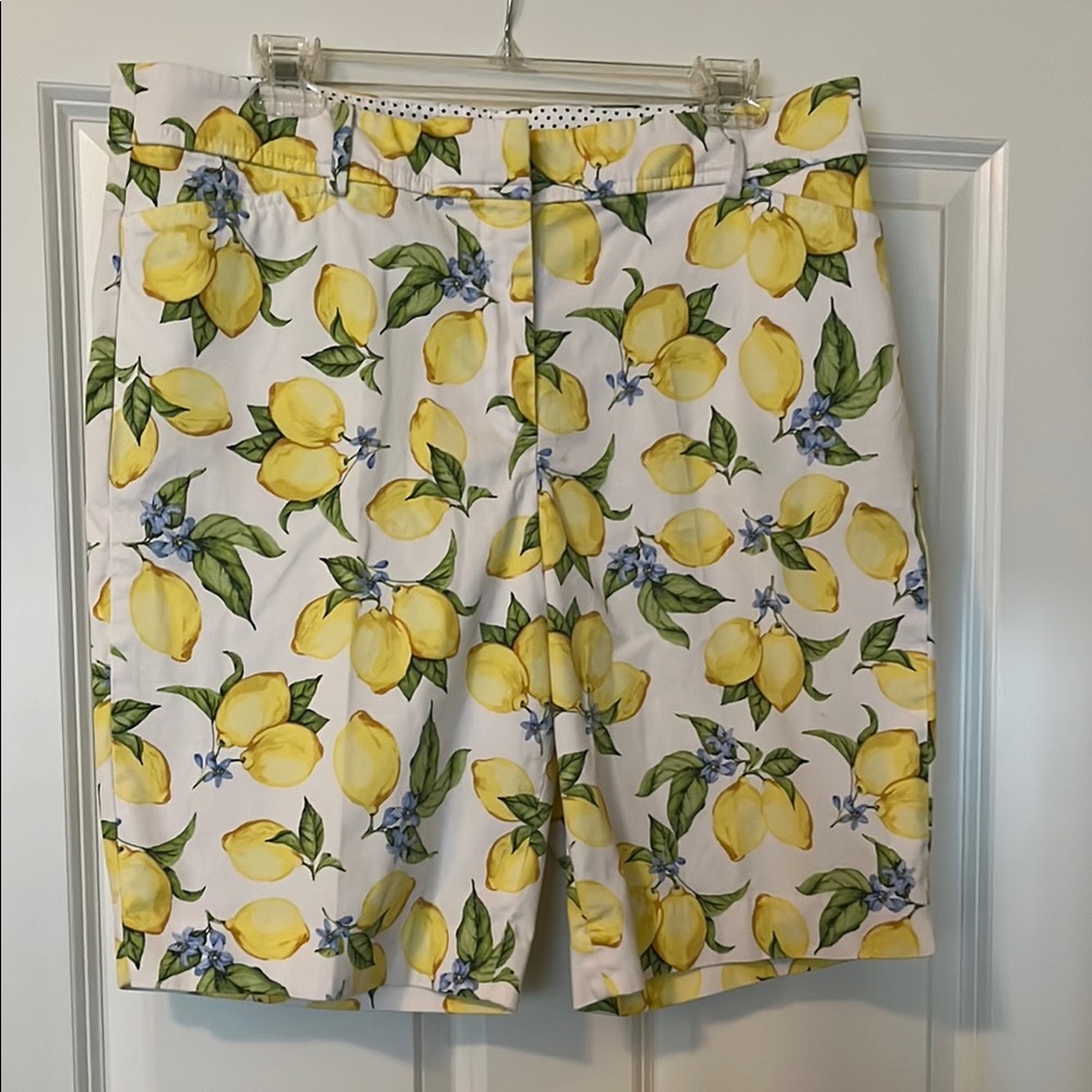 Talbots lemon Bermuda shorts Size 12